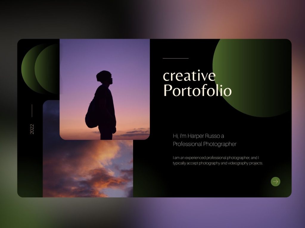 Creative Online Portfolio Hero