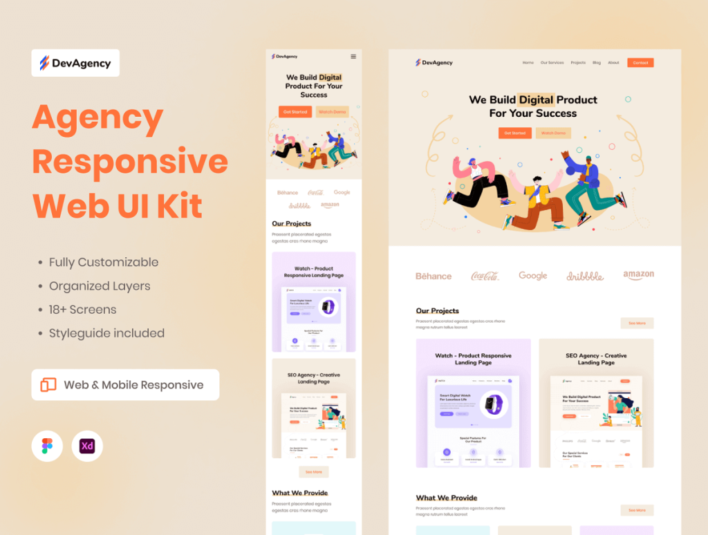 Dev Agency Responsive Web Template
